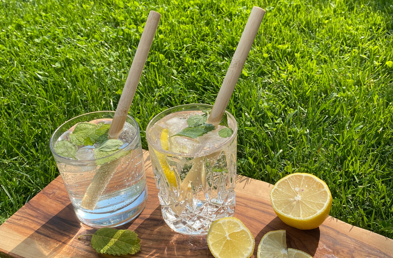 Hausgemachter Likör aus Ingwer-Minze-Hydrolat