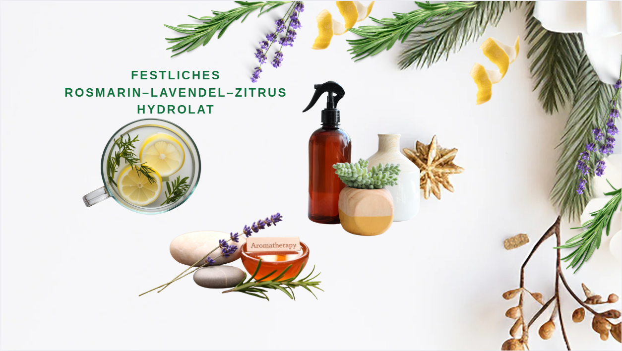 🎄 Festliches Rosmarin–Lavendel–Zitrus-Hydrolat